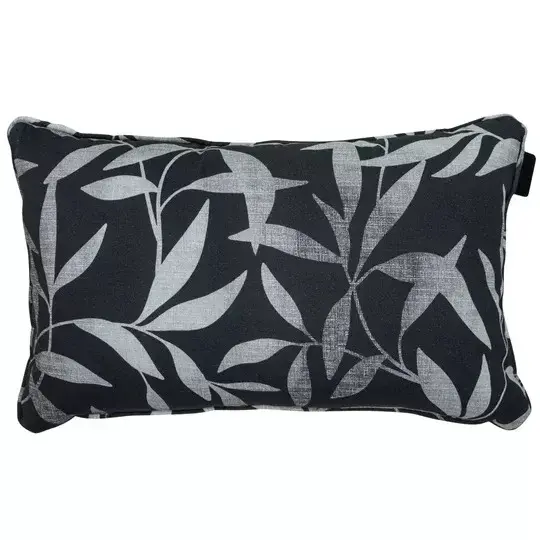 Vonkajší vankúš FERGUS 50x30 cm, čierny