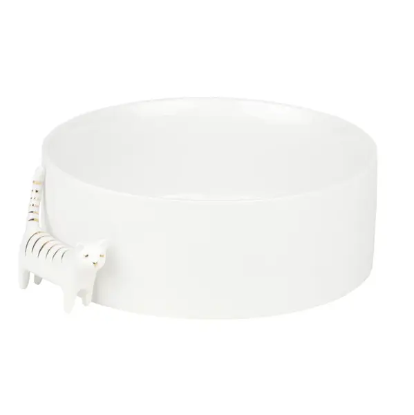 Biela porcelánová miska CAT