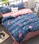 Bavlnené obliečky FLAMIRA modro-ružové Rozmer obliečky: 70 x 90 cm | 140 x 200 cm