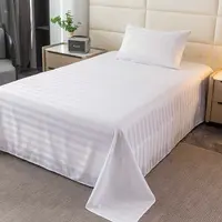 Hotelová plachta z mikrovlákna 140x240 cm a povlak na vankúš 50x70 cm JASMINE, biele. Typ zapínania: Hotelové vrecko