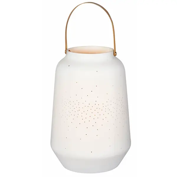 Bílá porcelánová LAMPA vel. XL (30 cm)