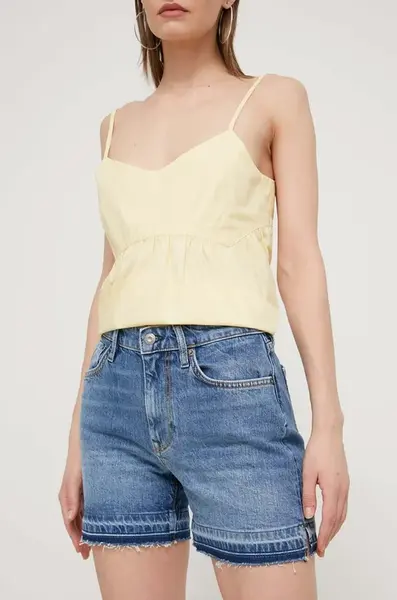 Rifľové krátke nohavice Superdry