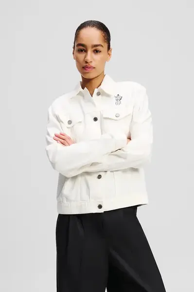 Bavlnená rifľová bunda Karl Lagerfeld