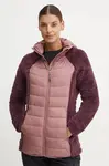 Športová bunda Columbia Powder Lite Sherpa Hybrid ružová farba, 2089521