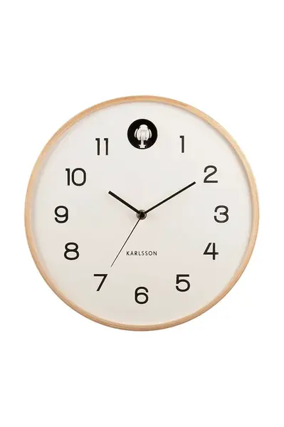 Nástenné hodiny Karlsson Natural Cuckoo