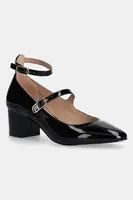 Kožené lodičky Tommy Hilfiger PUMP DOUBLE STRAP PATENT LEATHER