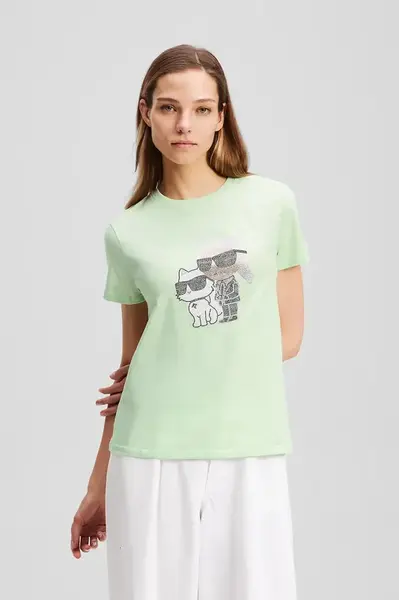 Bavlnené tričko Karl Lagerfeld IKON RS