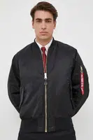 Bunda Alpha Industries MA-1 100101.03, pánsky, čierna farba, zimná