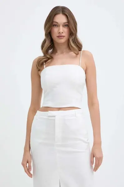 Ľanový top Bardot SITA