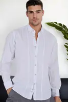 G921 DEWBERRY MEN'S SHIRT-WHITE