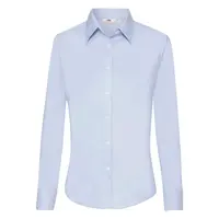 FRUIT OF THE LOOM F15•LADIES LONG SLEEVE OXFORD SHIRT