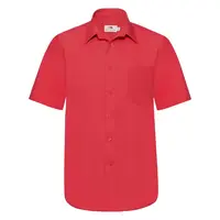 FRUIT OF THE LOOM F13•LONG SLEEVE POPLIN SHIRT