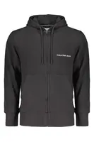 Čierna pánska mikina Calvin Klein na zips