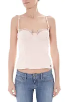 Ružový top John Galliano