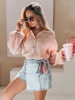 Dámske rifľové spódnico-spodenki GOOD VIBE