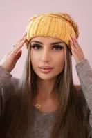 Women's cap Feba K330 mustard