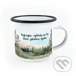 Smaltovaný hrnček Najkrajšie výhľady sú tie, ktoré zdieľame spolu