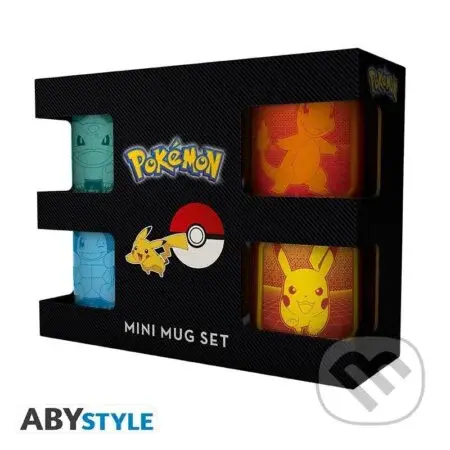 Pokémon set espresso hrnčekov 4 ks