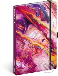 Notes Marble (linajkovaný)