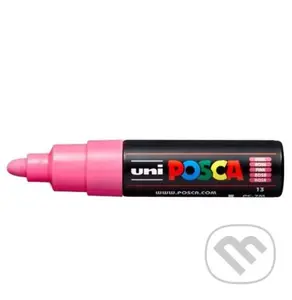 Posca akrylový popisovač PC-7M, 4,5 - 5,5 mm, růžová (s kulatým silným hrotem)