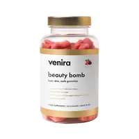 VENIRA Beauty bomb hair nail skin gummies lesné plody 60 ks