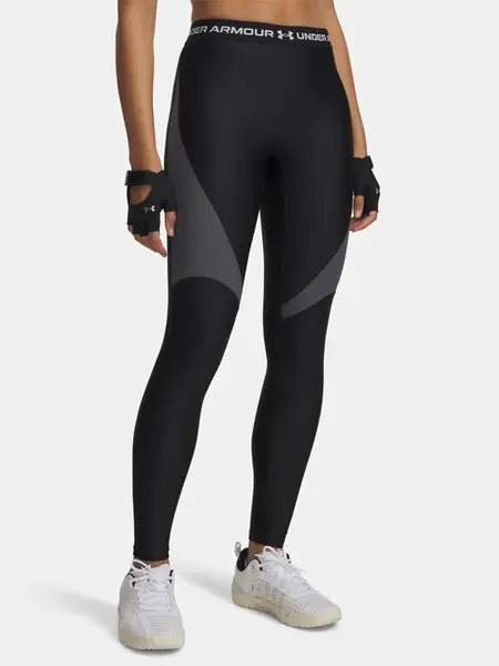 Women's leggings Under Armour UA HG Rib Legging-BLK - Women's