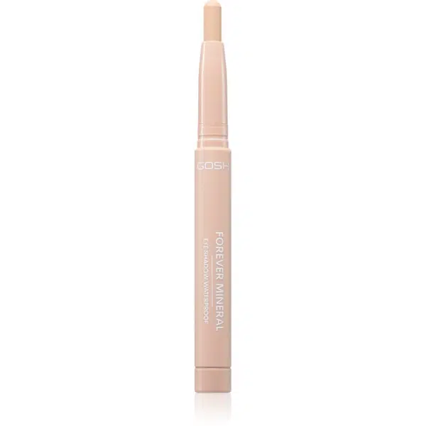 Gosh Forever Mineral Matte dlouhotrvající oční stíny v tužce odstín 011 Matt White 1.4 g