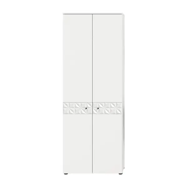 MID.YOU SKŘÍŇ NA ODĚV, bílá, 70/192/35 cm