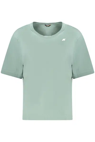 K-WAY SHORT SLEEVE T-SHIRT WOMEN GREEN
