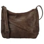Dámska crossbody kabelka coffee - Firenze Wieke