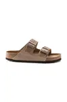 Nubukové šľapky Birkenstock Arizona