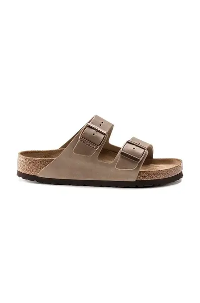 Nubukové šľapky Birkenstock Arizona
