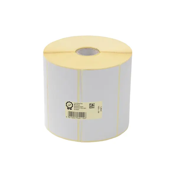 Brother LCE1E050102127P, 102mm x 50mm, originálne biele papierové etikety