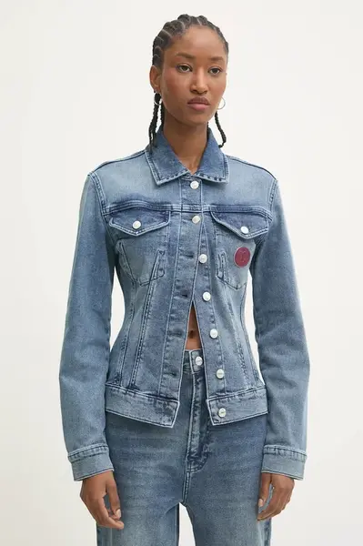 Rifľová bunda Moschino Jeans