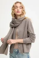 Kardigan z merino vlny so šálom Answear.LAB