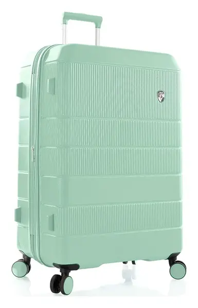 Veľký škrupinový kufor na kolieskach Heys Neo L Mint