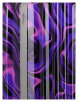 Stredný škrupinový kufor Travelite Lascana Edition M Purple Swirl
