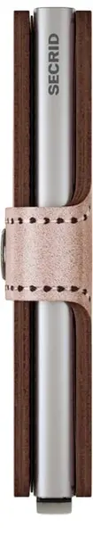 Kožená mini peňaženka Secrid Miniwallet Metallic Rose