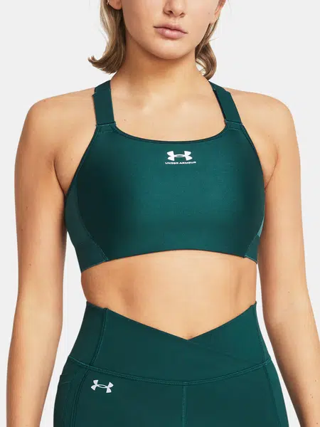 Športové podprsenky pre ženy Under Armour - petrolejová