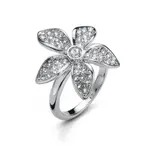 Oliver Weber Originální prsten s krystaly Wonder 41146 L (56 - 59 mm)