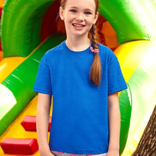 Blue T-shirt Kids Original Fruit of the Loom