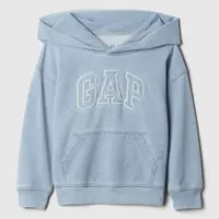 Modrá chlapčenská mikina s logom a kapucňou GAP