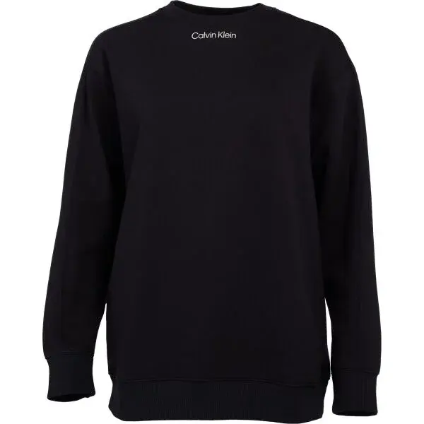 Calvin Klein ESSENTIALS PW PULLOVER Dámska mikina, čierna, veľkosť