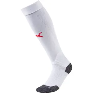 Puma TEAM LIGA SOCKS Pánske futbalové štuplne, biela, veľkosť 43-46