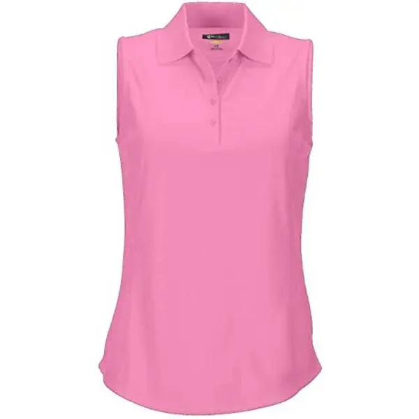 GREGNORMAN PROTEK SLEEVELESS POLO W Dámske golfové polo tričko, ružová, veľkosť