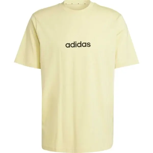 adidas ESSENTIALS LINEAR SINGLE JERSEY Pánske tričko, žltá, veľkosť XXL