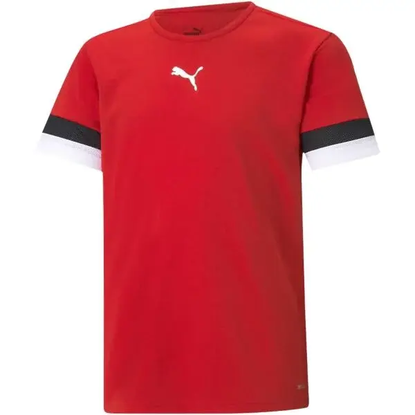 Puma TEAMRISE JERSEY JR Detské tričko, červená, veľkosť