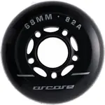 Arcore INLINE WHEELS 4PACK 68-82A Inline kolieska, čierna, veľkosť