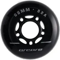 Arcore INLINE WHEELS 4PACK 68-82A Inline kolieska, čierna, veľkosť