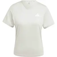 adidas WE 3-STRIPES CREW TEE Dámske tričko, béžová, veľkosť